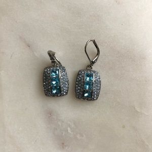 Givenchy Blue Stone Earrings